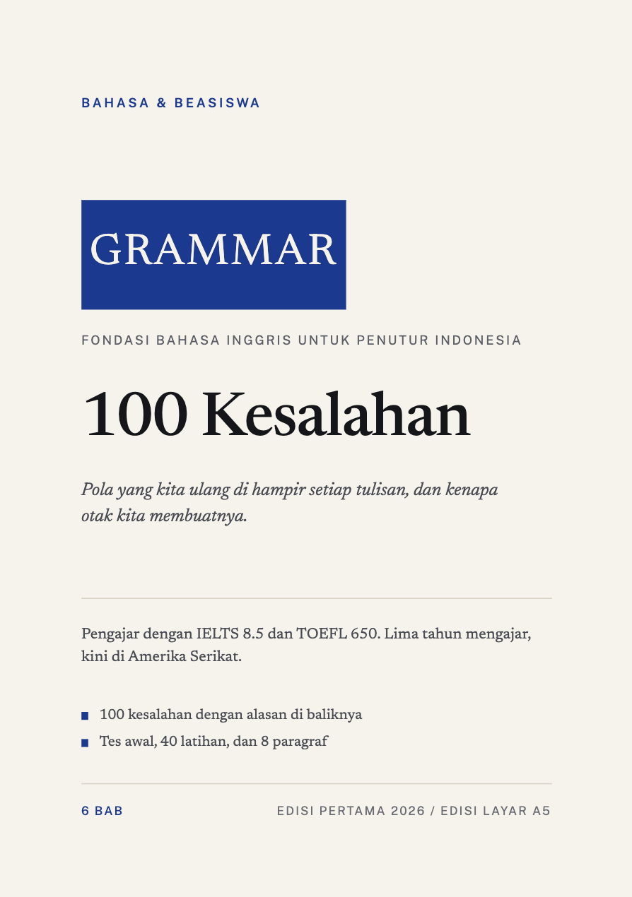 Sampul 100 Kesalahan Grammar Paling Banyak